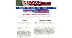 Desktop Screenshot of crimsonsolutions.co.uk