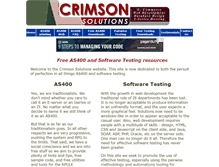 Tablet Screenshot of crimsonsolutions.co.uk